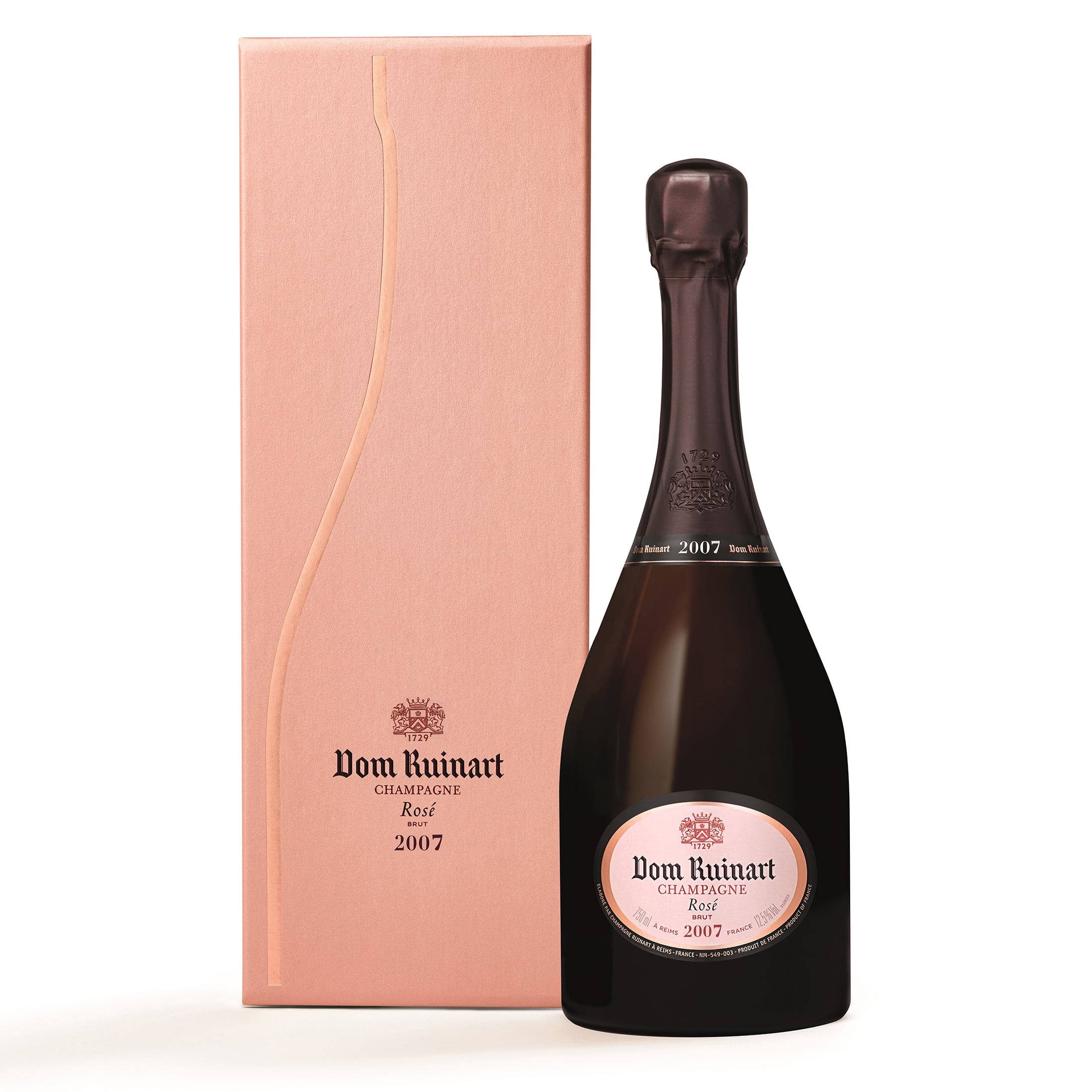 Dom Ruinart Rosé 2007 Champagner (0,75 l) mit Geschenkpackung
