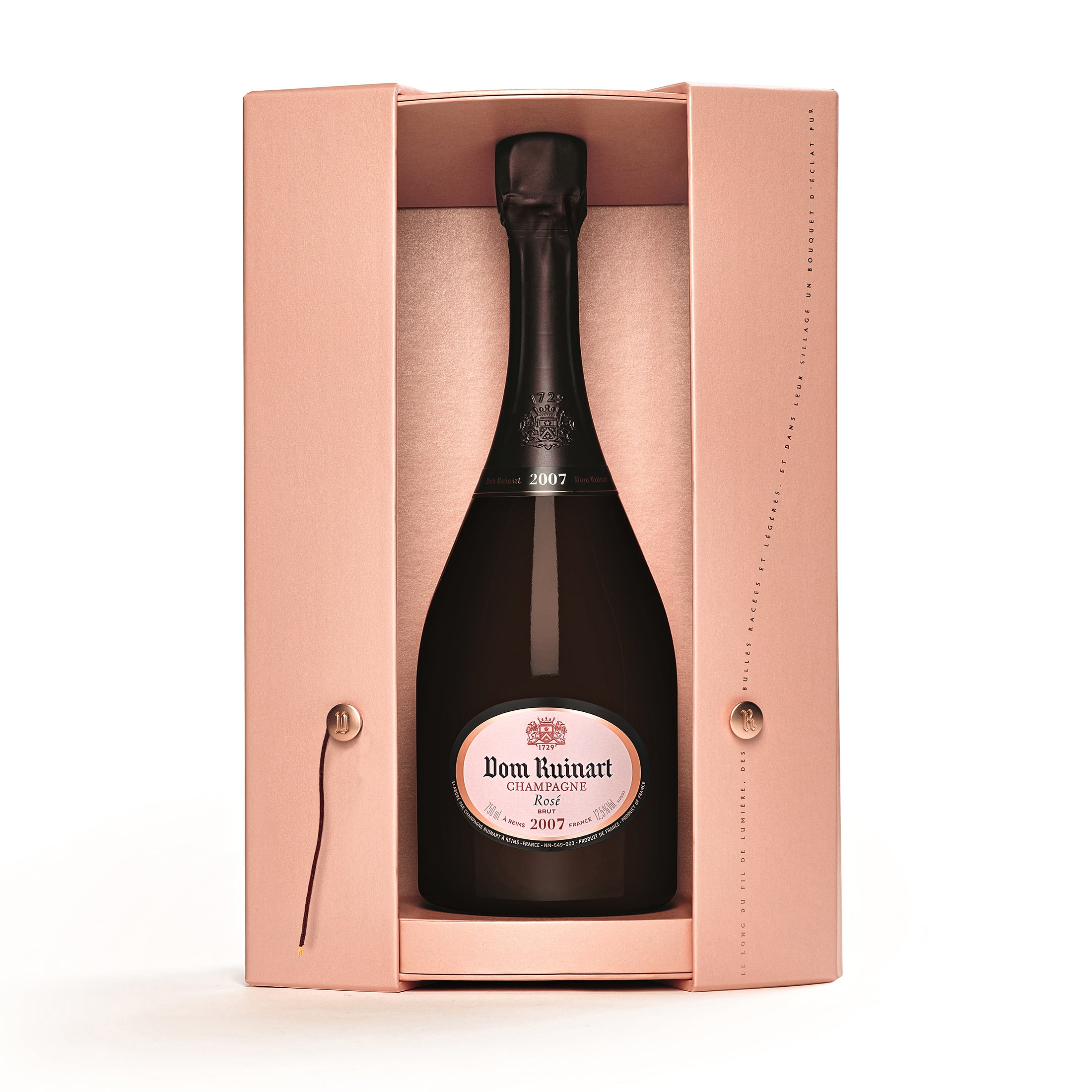Dom Ruinart Rosé 2007 Champagner (0,75 l) mit Geschenkpackung
