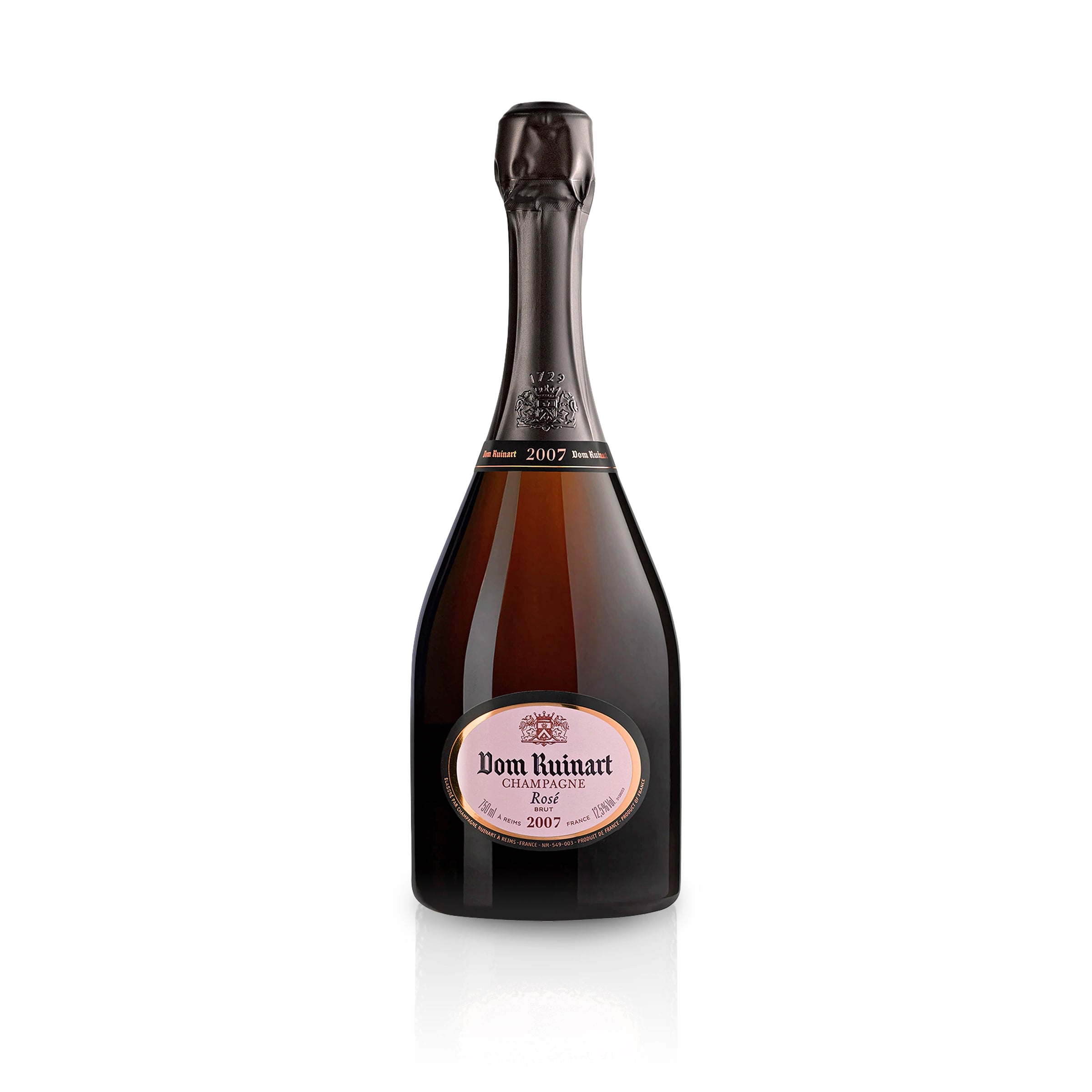 Dom Ruinart Rosé 2007 Champagner (0,75 l) mit Geschenkpackung