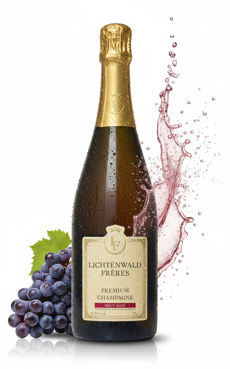 Lichtenwald Frères Premium Champagne Brut Rosé 750 ml 12.5 % Vol.
