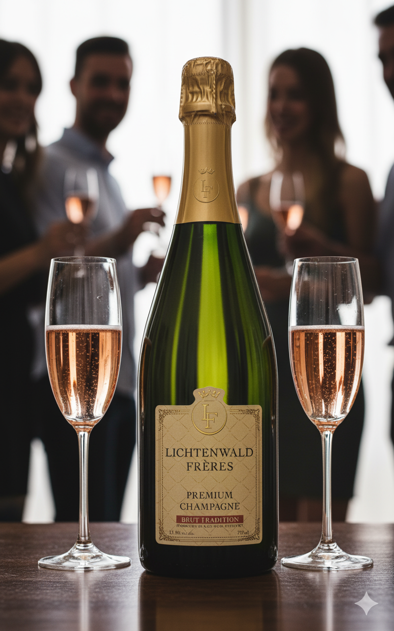 Lichtenwald Frères Premium Champagne Brut Tradition 750 ml 12.5 % Vol.