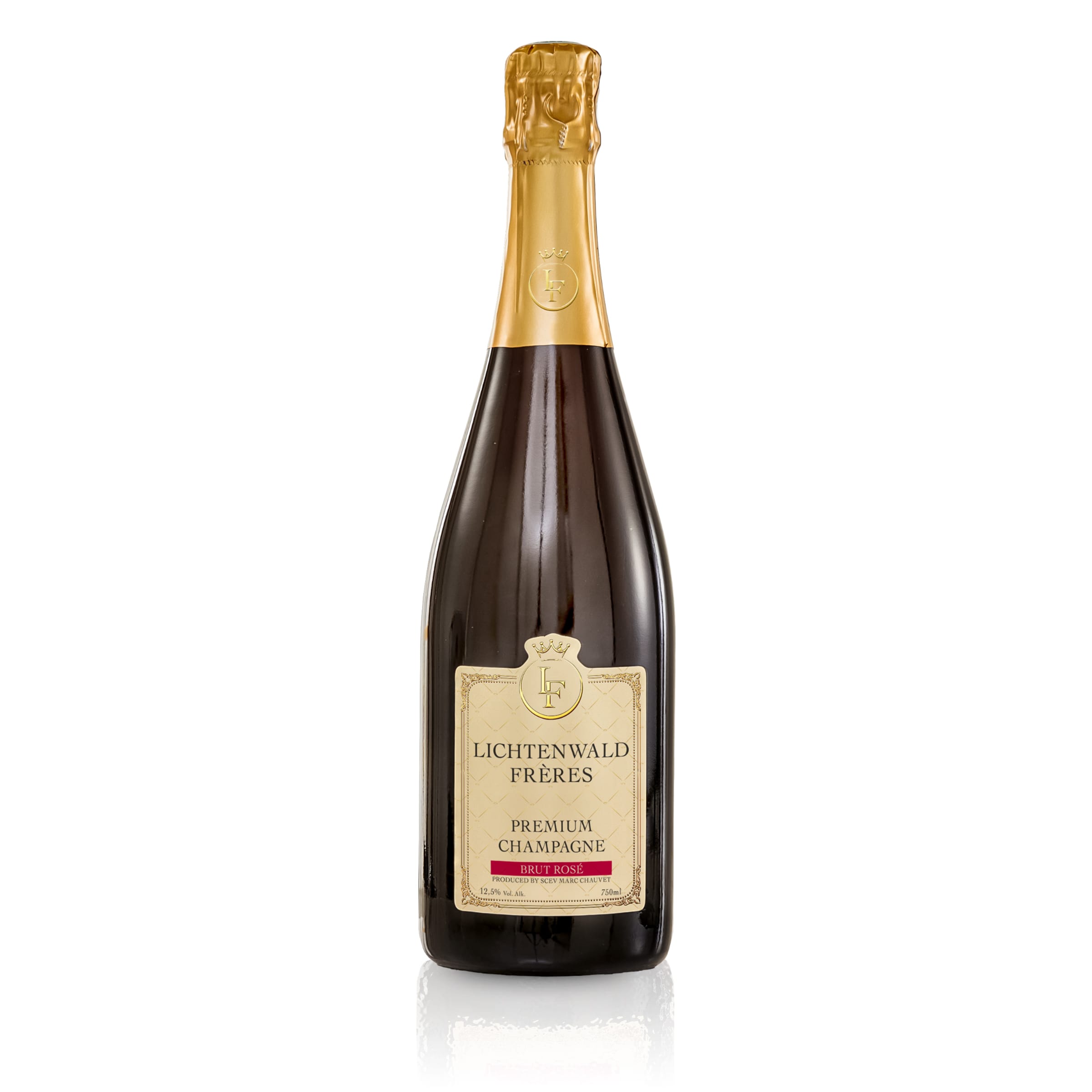 Lichtenwald Frères Premium Champagne Brut Rosé 750 ml 12.5 % Vol.