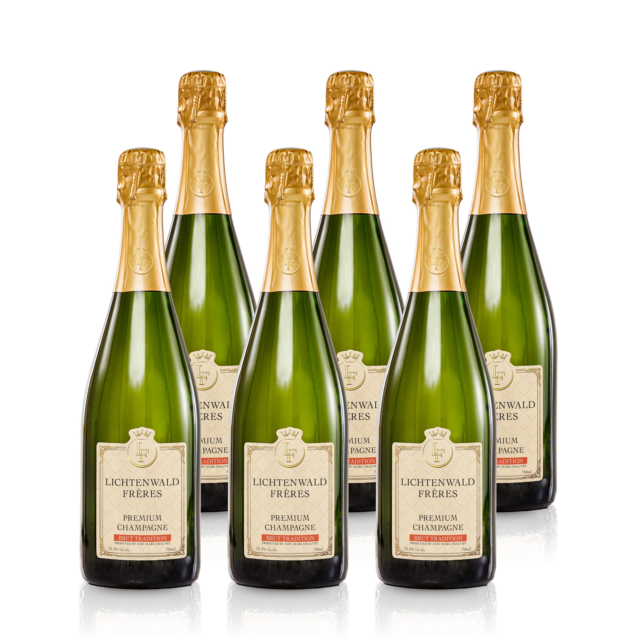 Lichtenwald Frères Premium Champagne Brut Tradition 750 ml 12.5 % Vol.