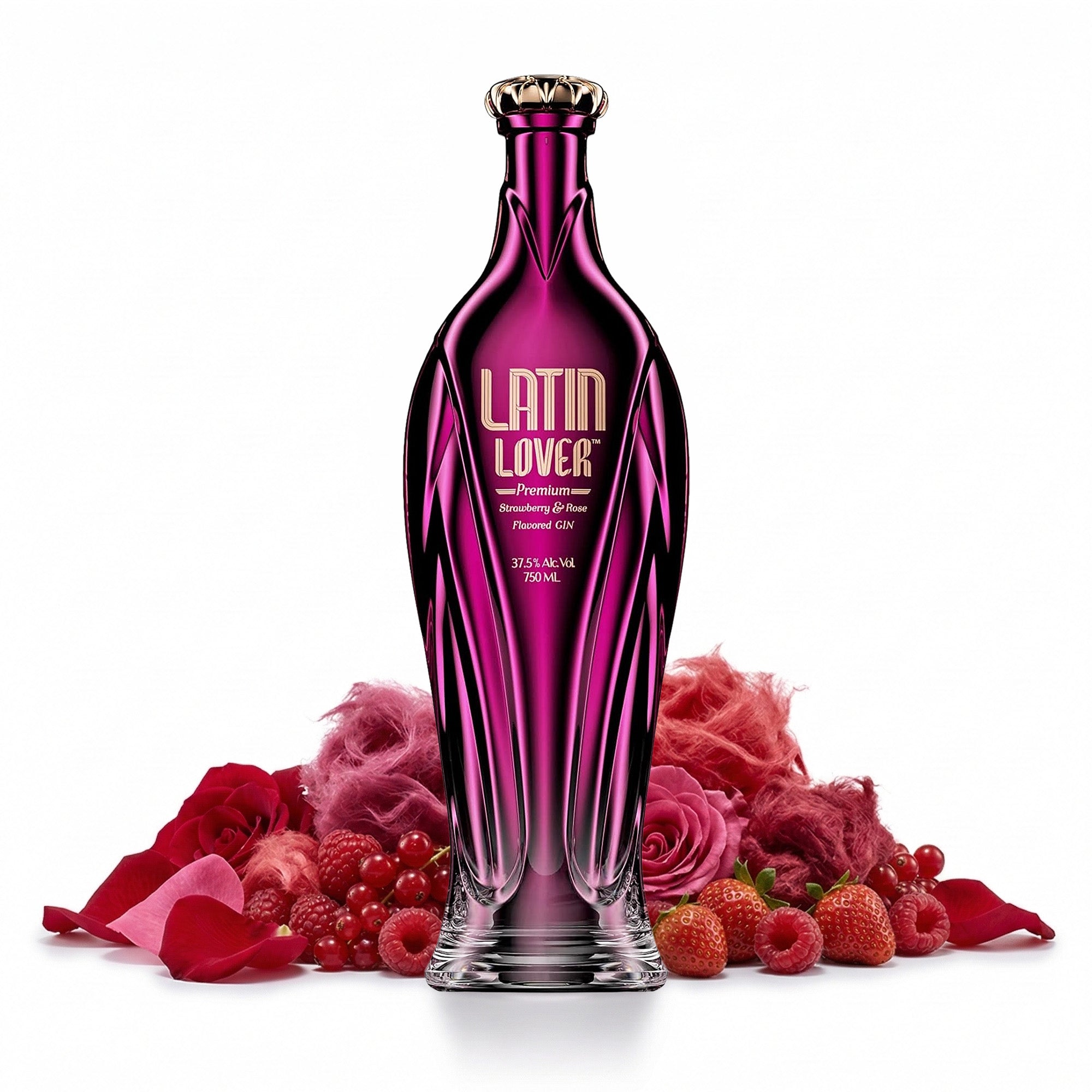 Latin Lover Strawberry & Rose Gin 0,7 L 37,5 % vol. - Latin - Feinste Spirituosen