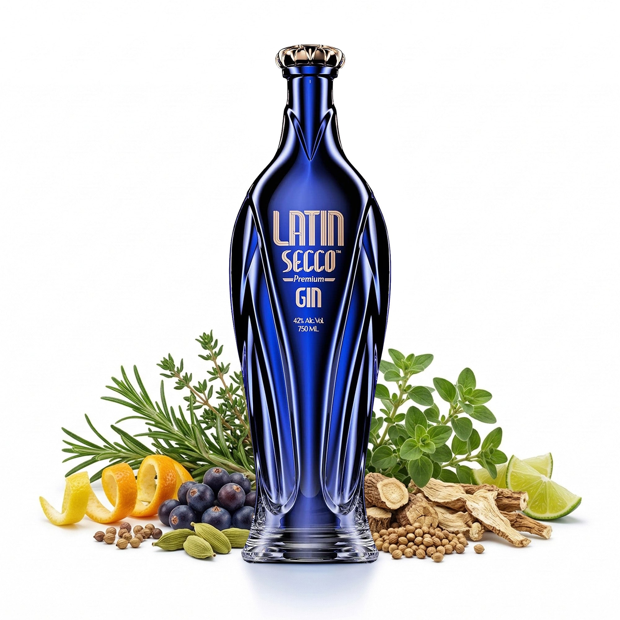 Latin Secco Premium Dry Gin 0,7 L 42 % vol. - Latin - Feinste Spirituosen