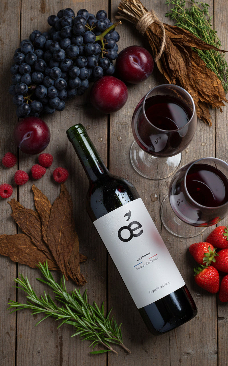 Oé Le Merlot red