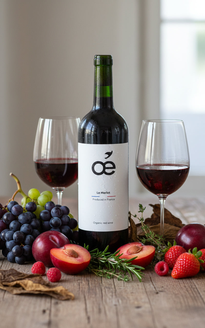 Oé Le Merlot red