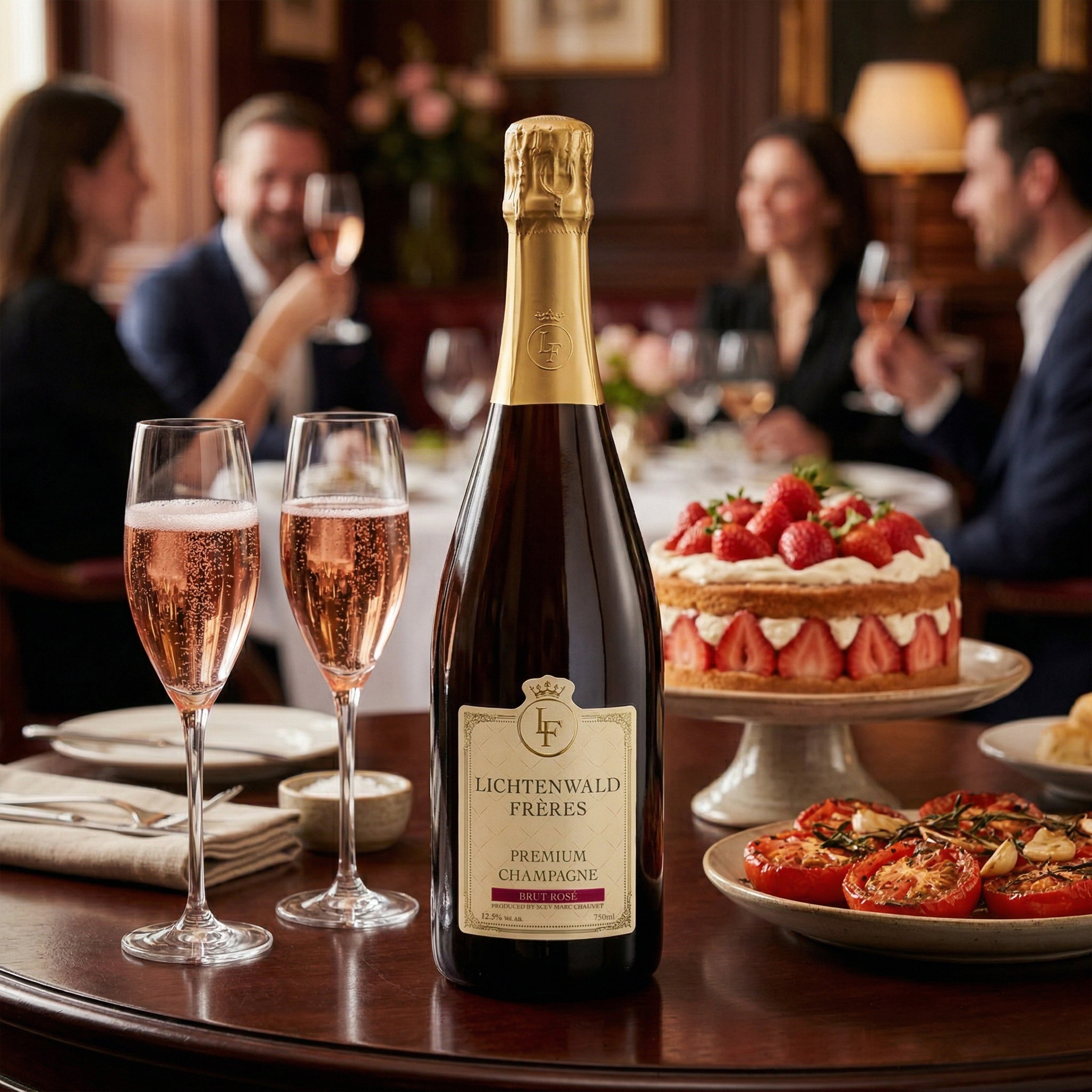Lichtenwald Frères Premium Champagne Brut Rosé 750 ml 12.5 % Vol.