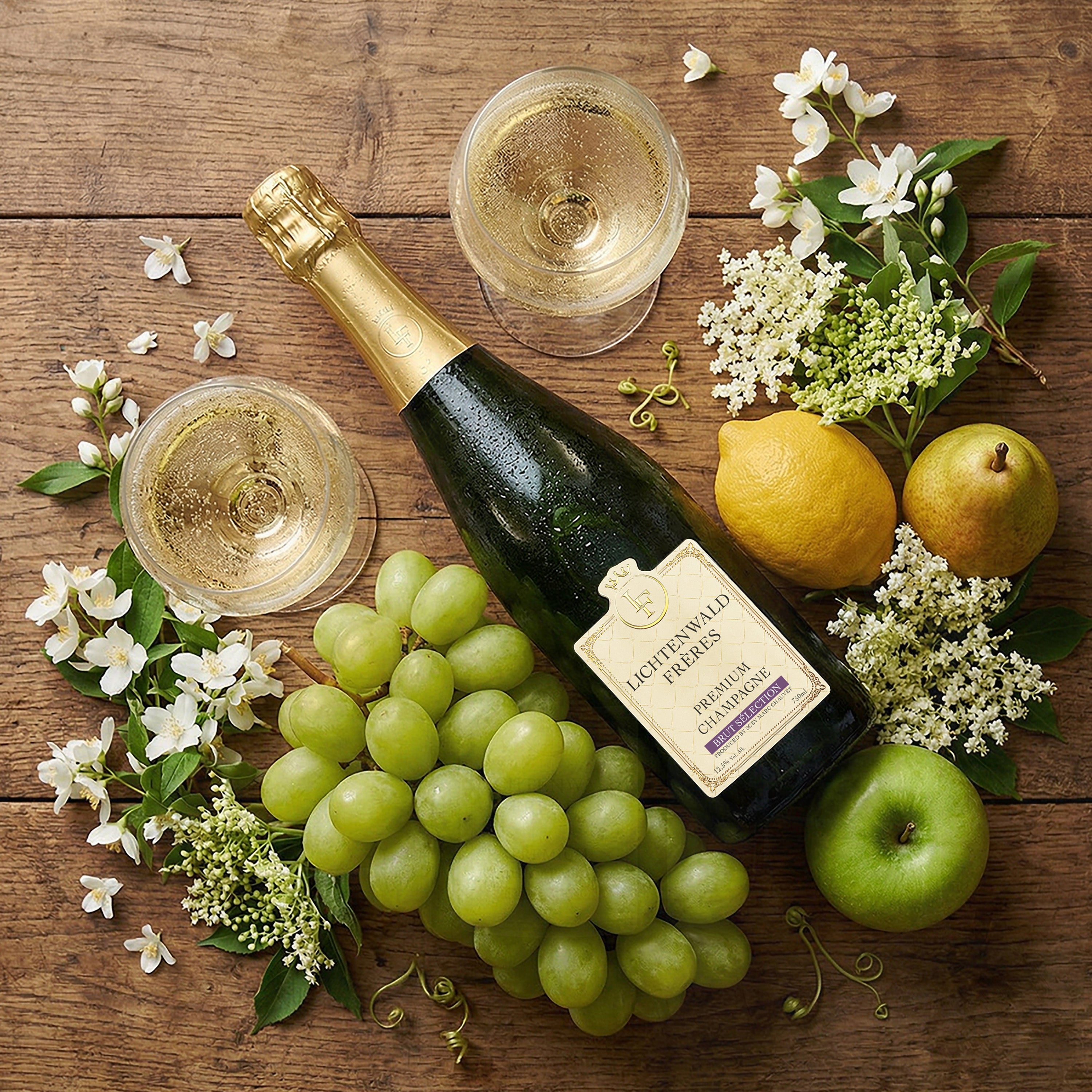 Lichtenwald Frères Premium Champagne Brut Sèlection 750 ml 12.5 % Vol.