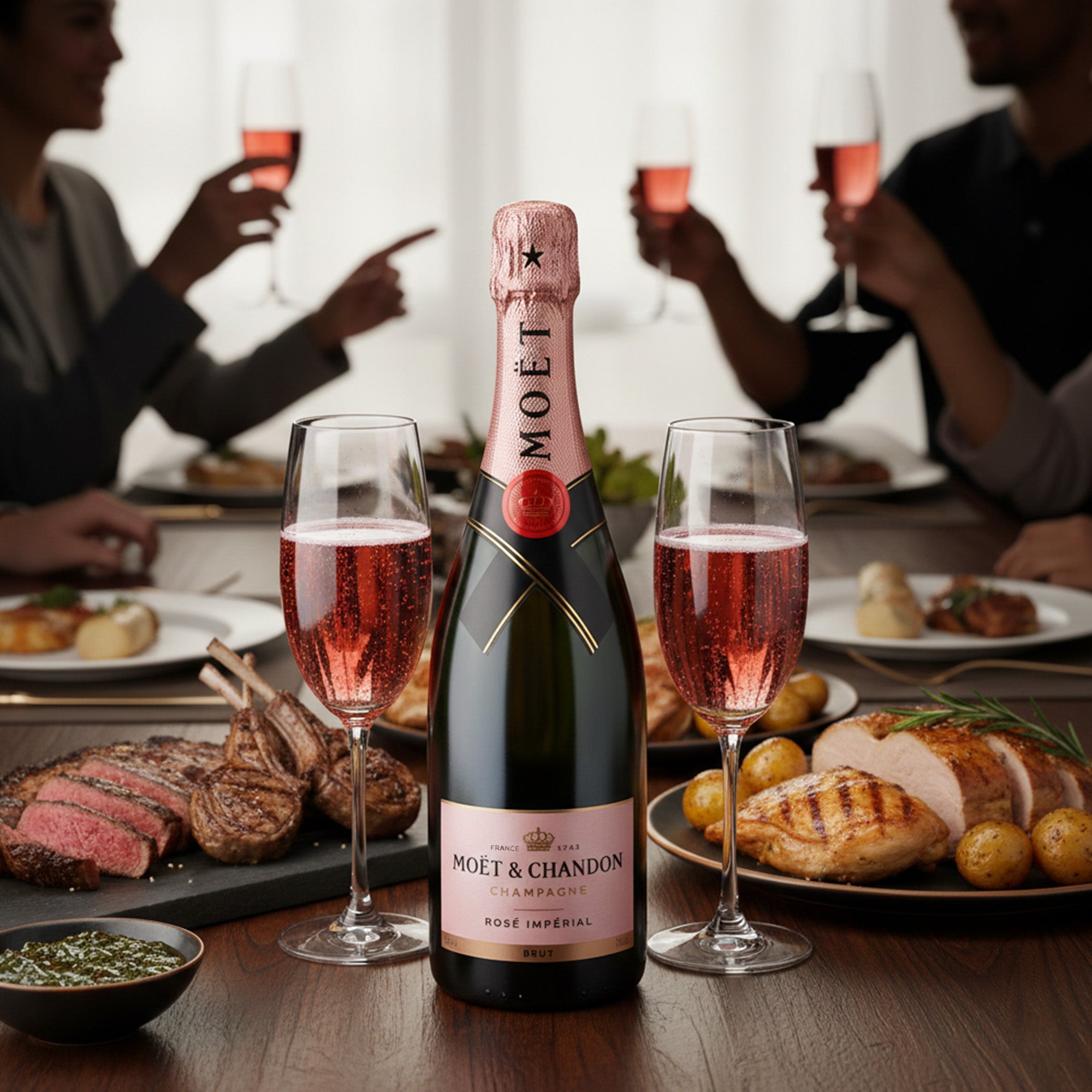 Moët & Chandon Rosé Impérial Champagner (0,75 l) in Geschenkverpackung