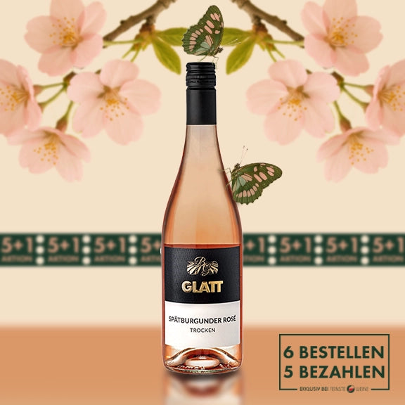 2022 Spätburgunder Roséwein trocken • GLATT • Qualitätswein vom Kaiserstuhl/Baden, Deutschland