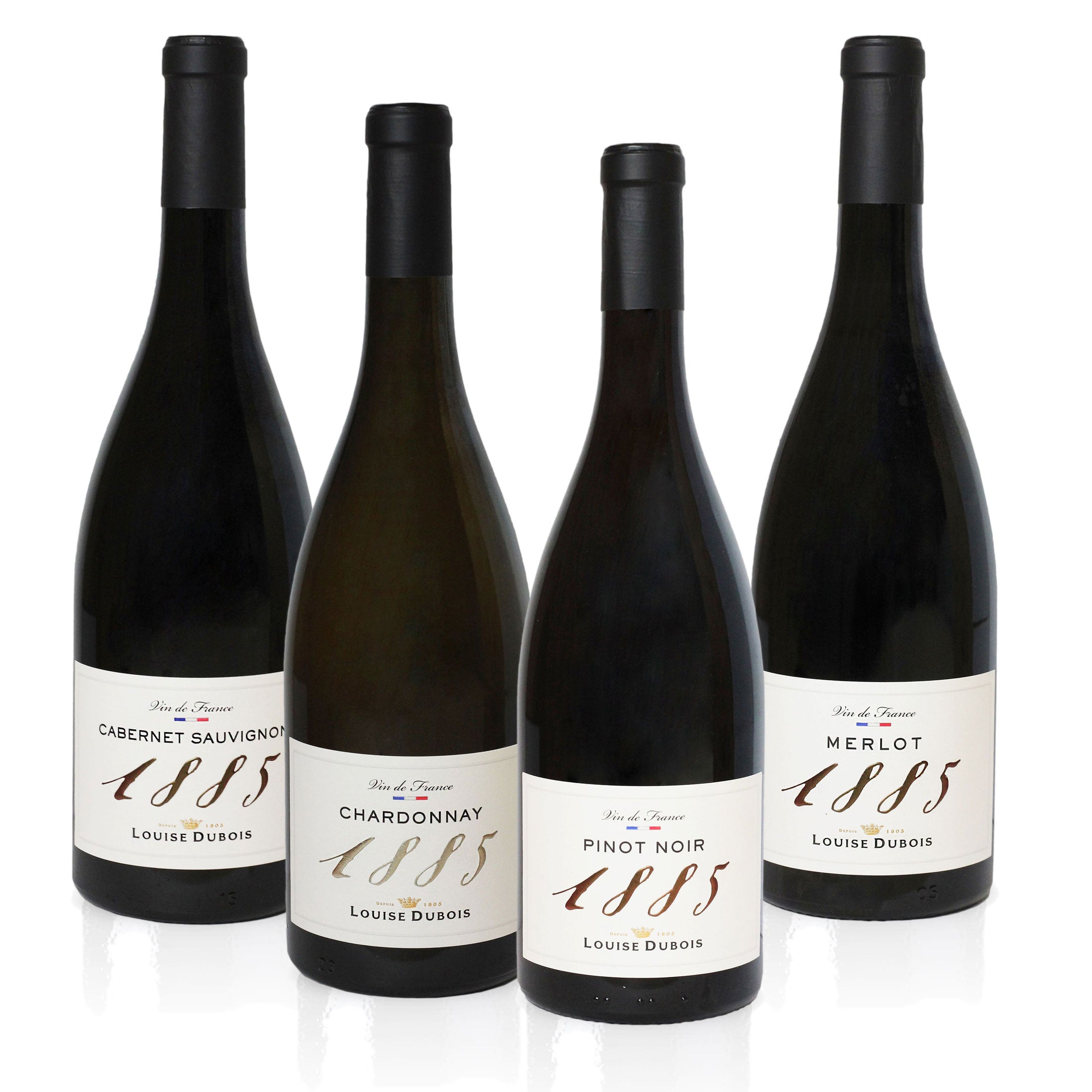 1885 LOUISE DUBOIS - Vin de France - Weinpaket - rot/weiß - Cabernet Sauvignon, Pinot Noir, Merlot, Chardonnay