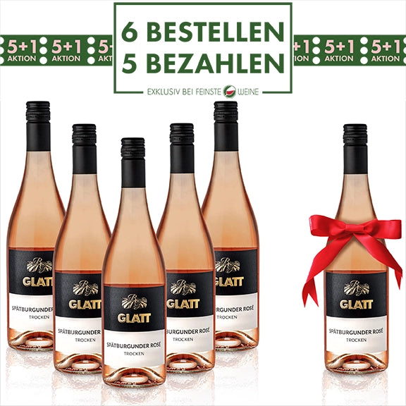 2023 Spätburgunder Roséwein trocken • GLATT • Qualitätswein vom Kaiserstuhl/Baden, Deutschland