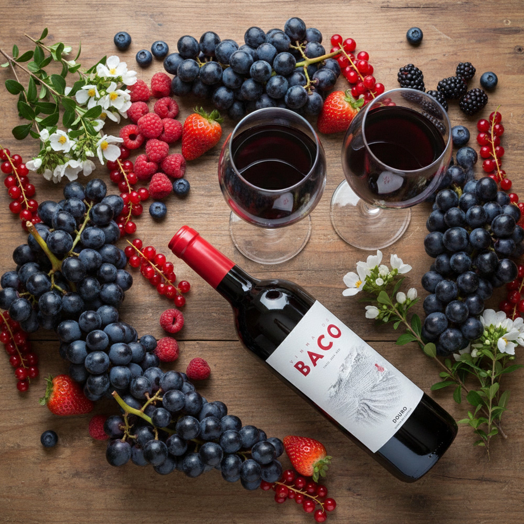 BACO Tinto Red Rotwein Fruchtig Harmonisch 13% vol 0,75 L