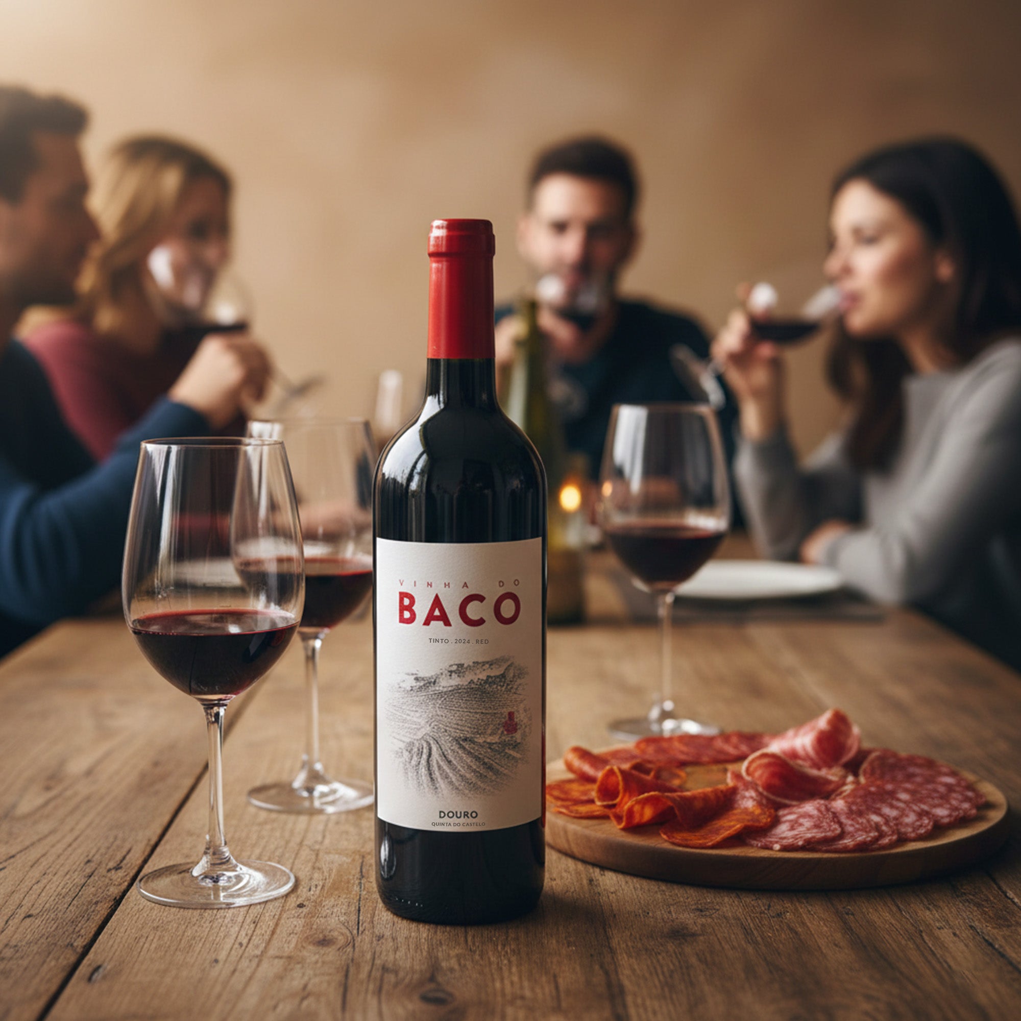 BACO Tinto Red Rotwein Fruchtig Harmonisch 13% vol 0,75 L