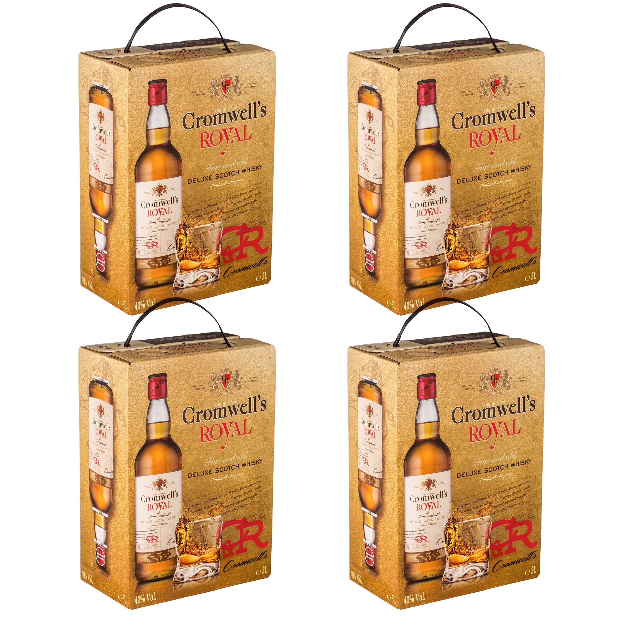 Cromwell's Royal 3 Jahre - Fine Scotch Whisky gereift in Eichenfässern 3L Bag-in-Box - Cromwell‘s Royal - Feinste Spirituosen