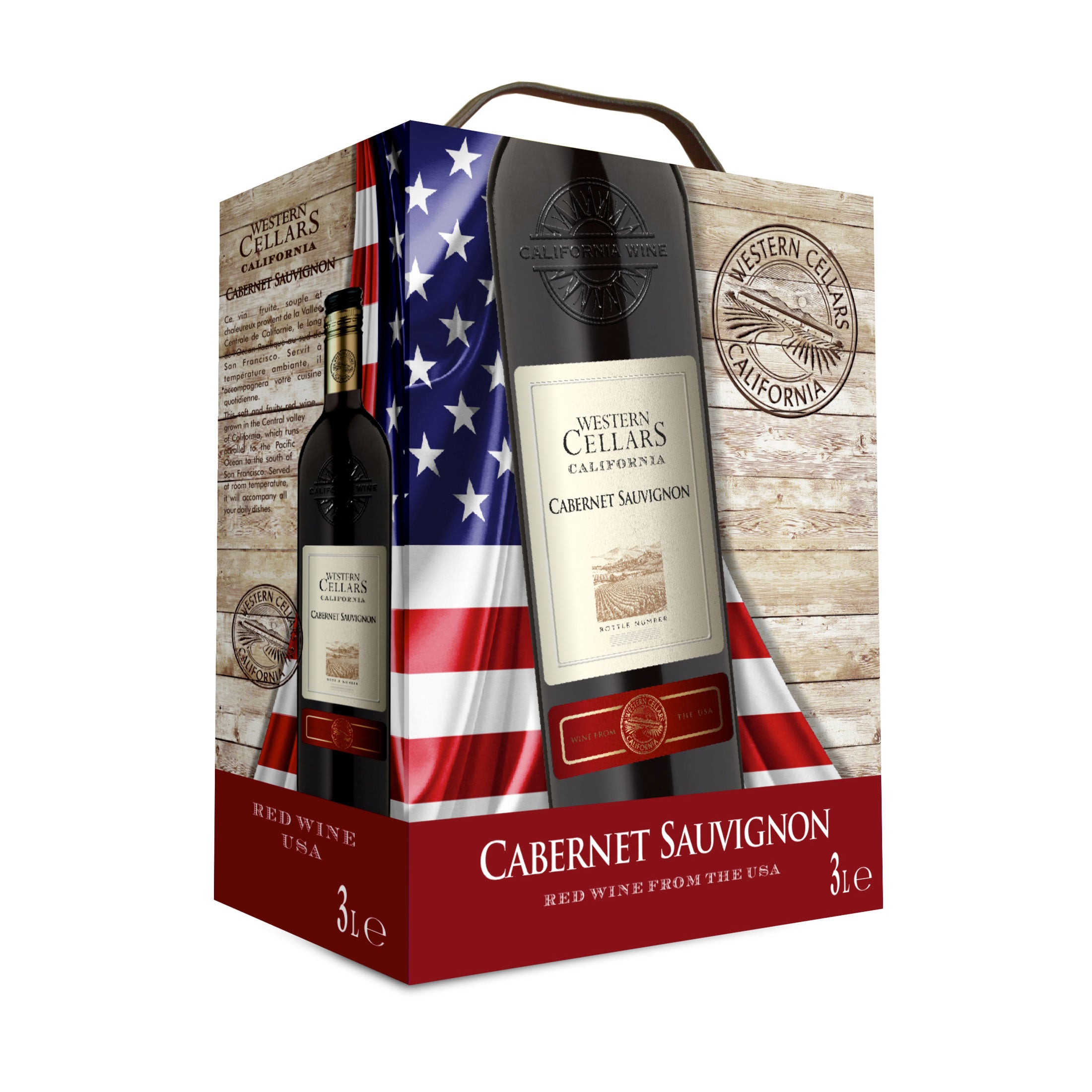 Cabernet Sauvignon Rotwein trocken Bag-in-Box - Western Cellars - Kalifornien, USA - Western Cellars - Feinste Spirituosen