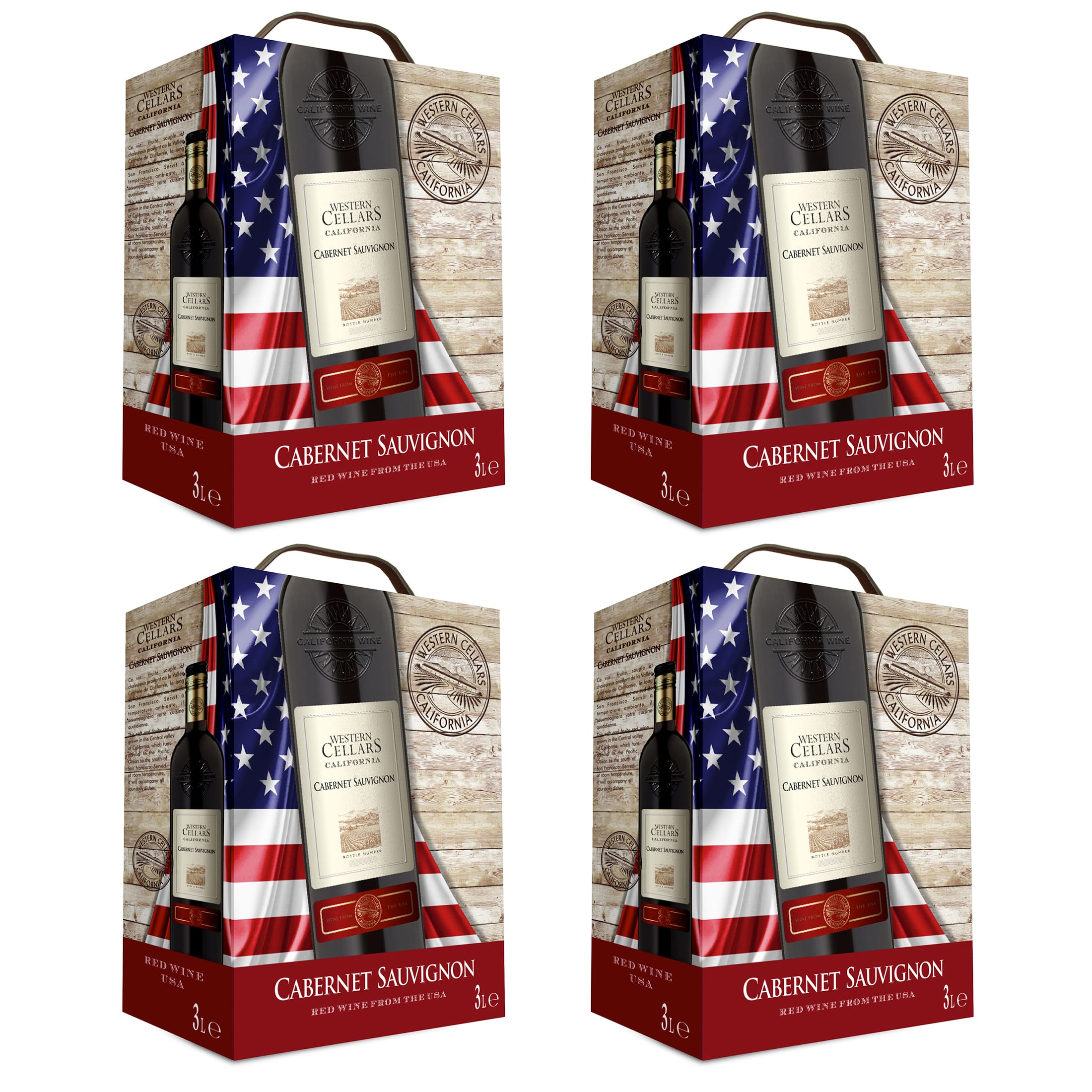 Cabernet Sauvignon Rotwein trocken Bag-in-Box - Western Cellars - Kalifornien, USA - Western Cellars - Feinste Spirituosen