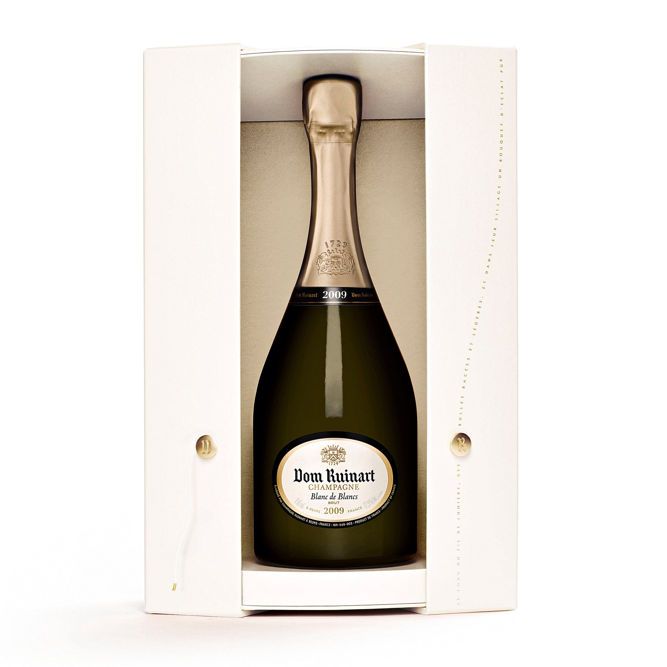 Dom Ruinart Blanc de Blancs 2009 Champagner (0,75 l) mit Geschenkpackung