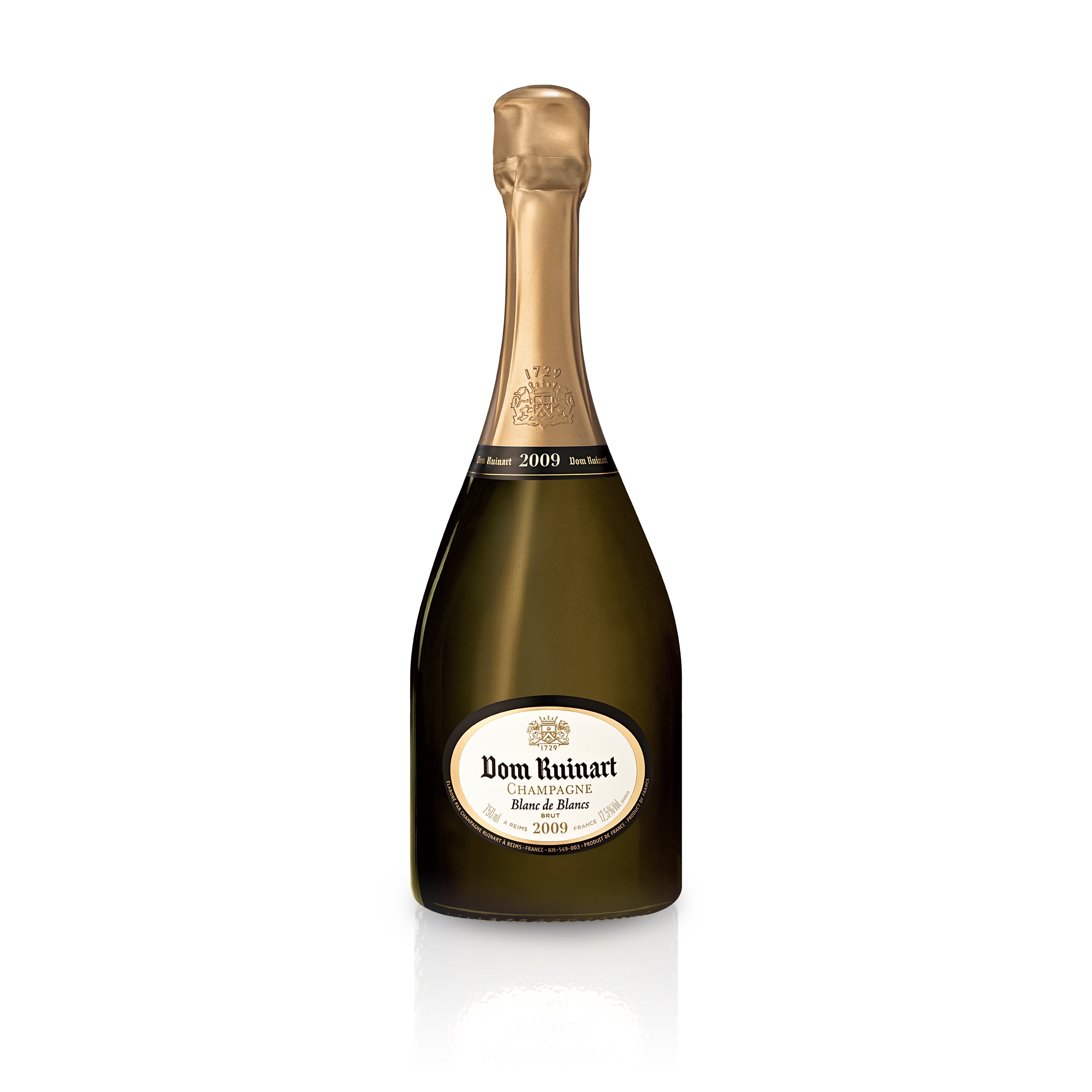 Dom Ruinart Blanc de Blancs 2009 Champagner (0,75 l) mit Geschenkpackung