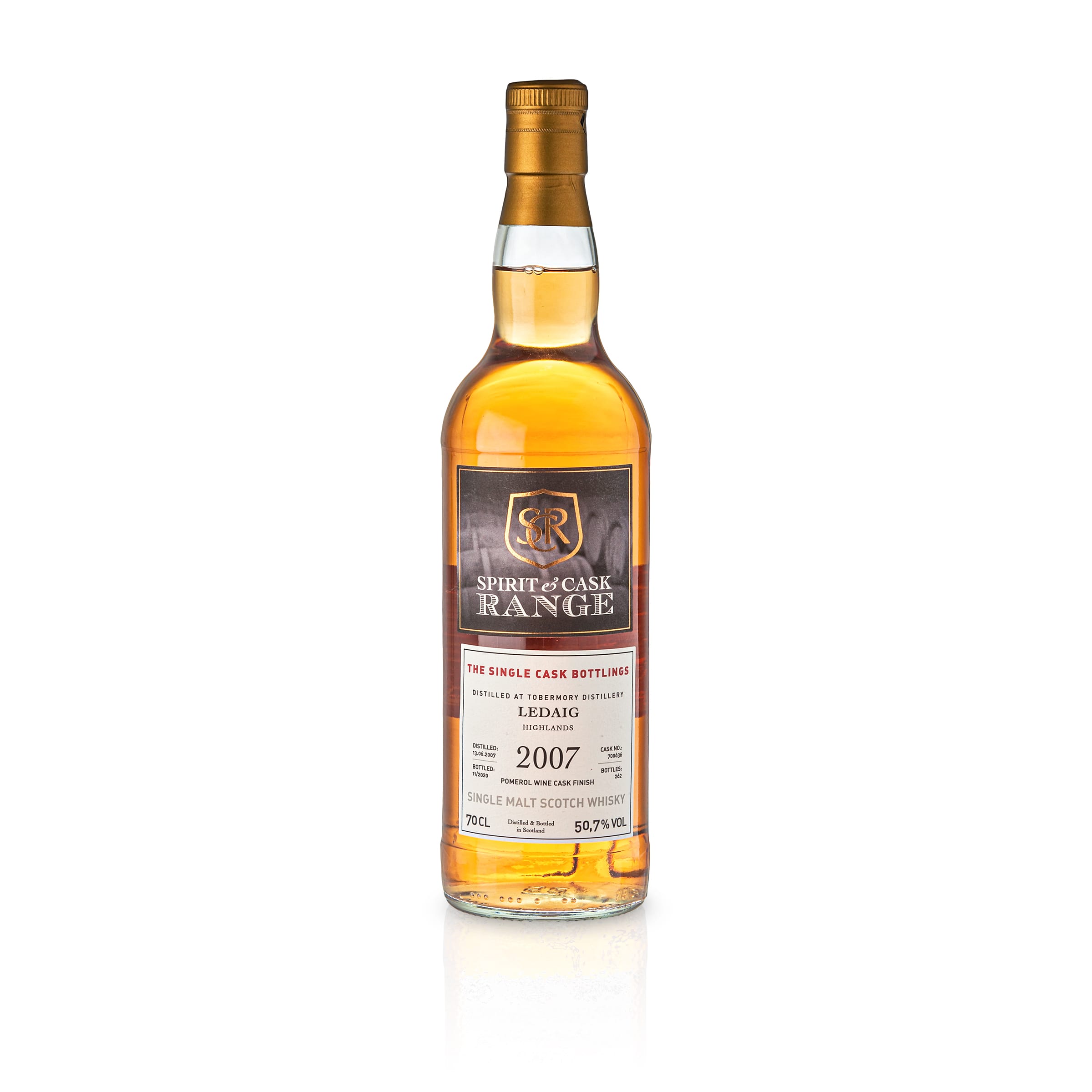 1 Flasche S&C Range Ledaig 2007/2020 50,7% Pomerol Wine Cask Finish #700636 0,7l Front