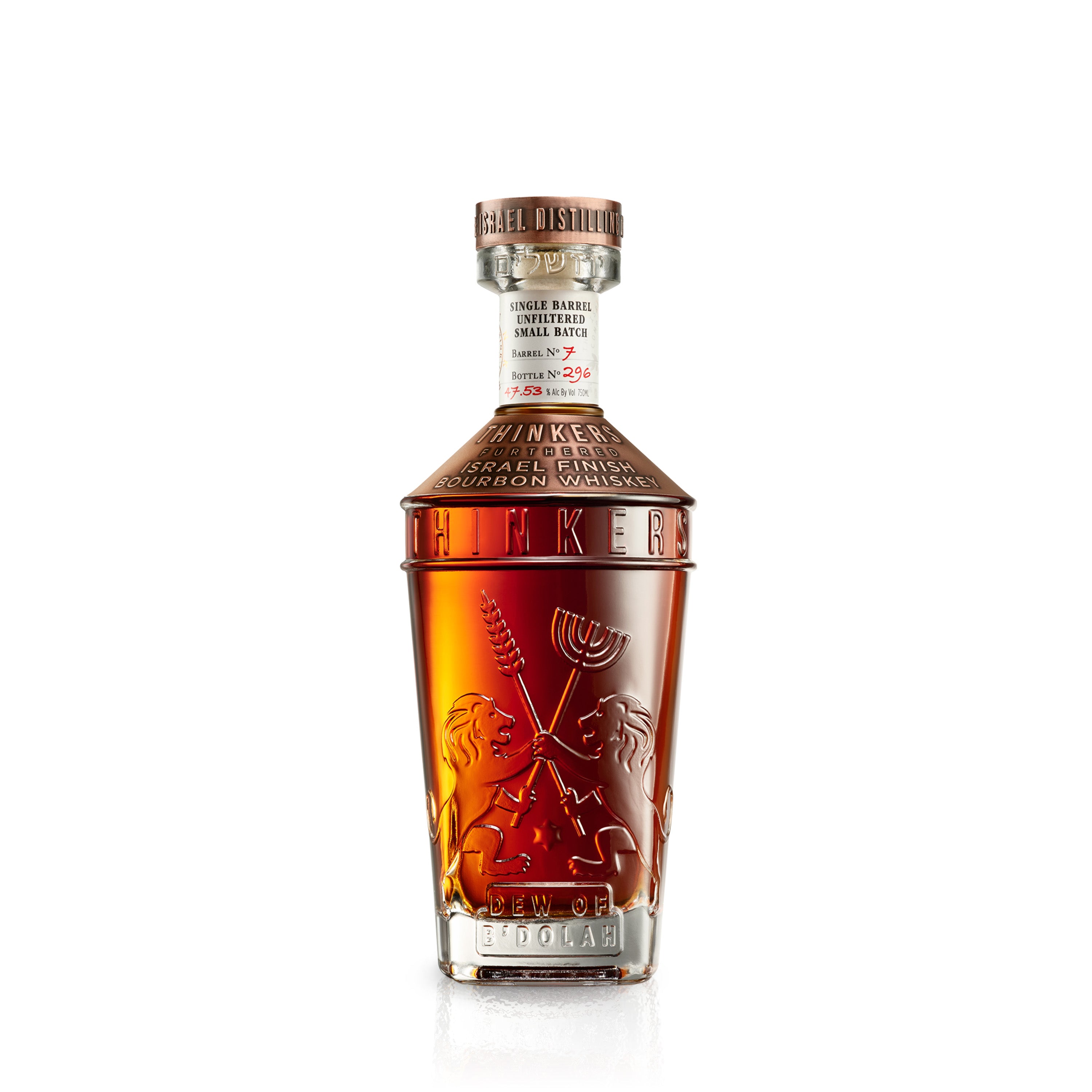 Thinkers Dew of B'Dolah Bourbon Whiskey - 700ml, 47% vol – Aromen von Vanille, Toffee & Schokolade