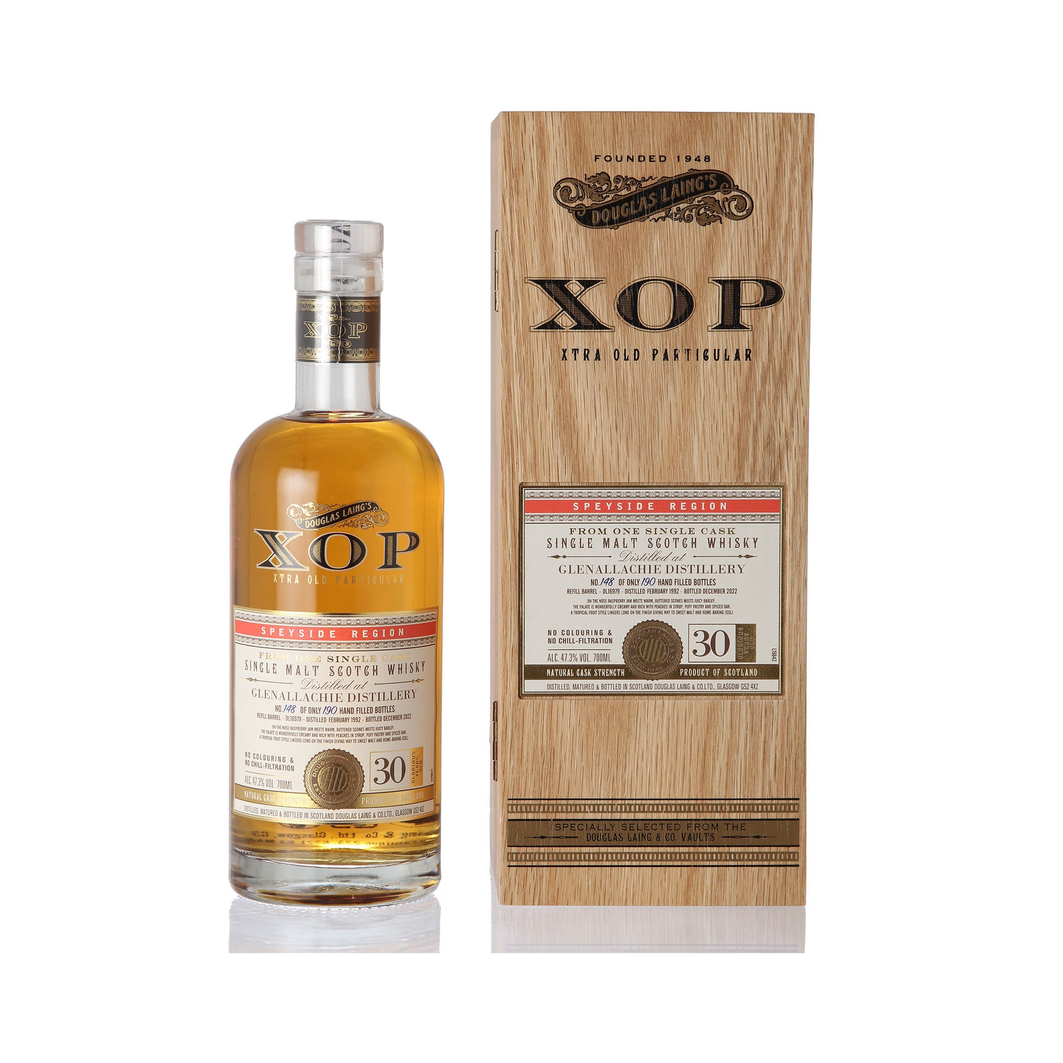 Glenallachie 30 Jahre - 1992 Xtra Old Particular