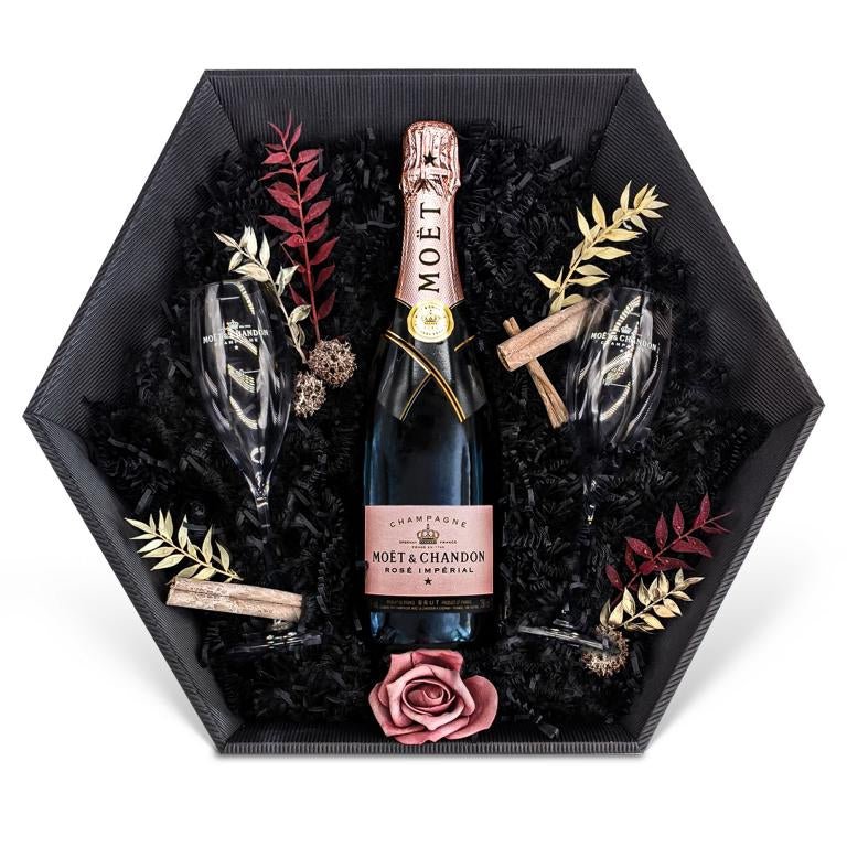 Moët & Chandon Rosé Impérial Champagner 0,75L 12% Vol Giftbasket